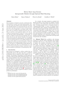 Better Short than Greedy: Interpretable Models through Optimal Rule
  Boosting