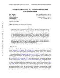 Efficient Pure Exploration for Combinatorial Bandits with Semi-Bandit
  Feedback
