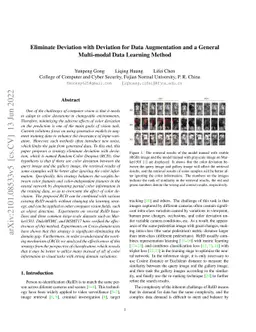 Eliminate Deviation with Deviation for Data Augmentation and a General
  Multi-modal Data Learning Method