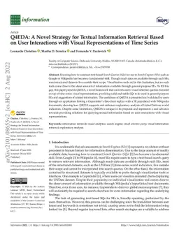 Q4EDA: A Novel Strategy for Textual Information Retrieval Based on User
  Interactions with Visual Representations of Time Series
