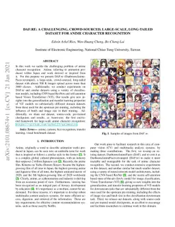 DAF:re: A Challenging, Crowd-Sourced, Large-Scale, Long-Tailed Dataset
  For Anime Character Recognition