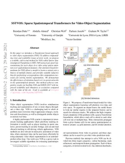 SSTVOS: Sparse Spatiotemporal Transformers for Video Object Segmentation