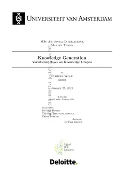 Knowledge Generation -- Variational Bayes on Knowledge Graphs