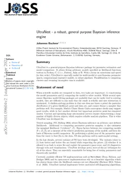 UltraNest -- a robust, general purpose Bayesian inference engine