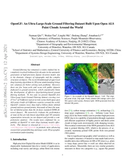 OpenGF: An Ultra-Large-Scale Ground Filtering Dataset Built Upon Open
  ALS Point Clouds Around the World