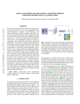 Grad-CAM guided channel-spatial attention module for fine-grained visual
  classification