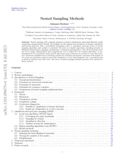 Nested Sampling Methods