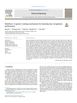 MultiFace: A Generic Training Mechanism for Boosting Face Recognition
  Performance