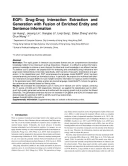 EGFI: Drug-Drug Interaction Extraction and Generation with Fusion of
  Enriched Entity and Sentence Information