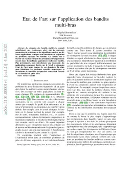 Etat de lárt sur lápplication des bandits multi-bras