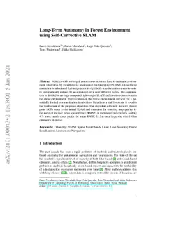 Long-Term Autonomy in Forest Environment using Self-Corrective SLAM