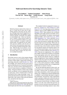 Multi-task Retrieval for Knowledge-Intensive Tasks