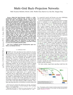 Multi-Grid Back-Projection Networks
