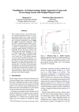 VisualSparta: An Embarrassingly Simple Approach to Large-scale
  Text-to-Image Search with Weighted Bag-of-words