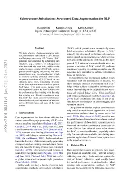 Substructure Substitution: Structured Data Augmentation for NLP