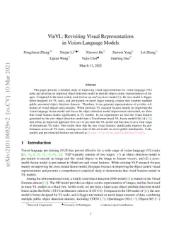 VinVL: Revisiting Visual Representations in Vision-Language Models