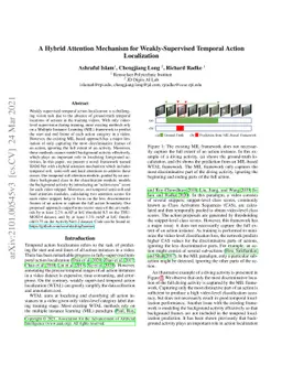 A Hybrid Attention Mechanism for Weakly-Supervised Temporal Action
  Localization