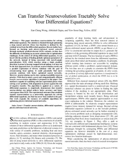 Can Transfer Neuroevolution Tractably Solve Your Differential Equations?