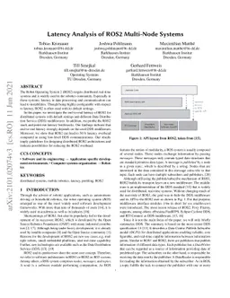 Latency Analysis of ROS2 Multi-Node Systems