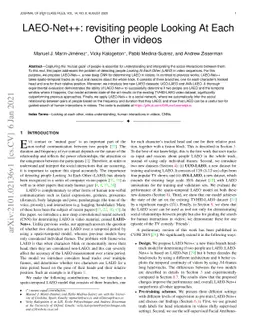 LAEO-Net++: revisiting people Looking At Each Other in videos