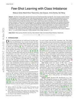 Few-Shot Learning with Class Imbalance