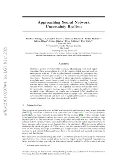 Approaching Neural Network Uncertainty Realism