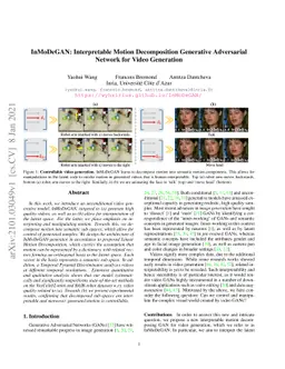 InMoDeGAN: Interpretable Motion Decomposition Generative Adversarial
  Network for Video Generation
