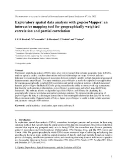 gwpcorMapper: an interactive mapping tool for exploring geographically
  weighted correlation and partial correlation in high-dimensional geospatial
  datasets