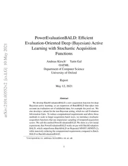 PowerEvaluationBALD: Efficient Evaluation-Oriented Deep (Bayesian)
  Active Learning with Stochastic Acquisition Functions
