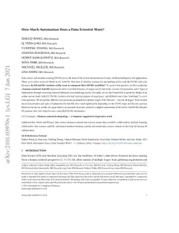 How Much Automation Does a Data Scientist Want?