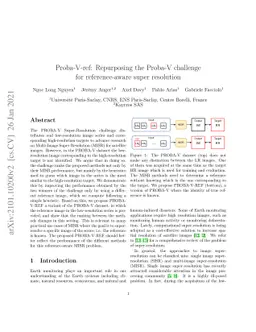 Proba-V-ref: Repurposing the Proba-V challenge for reference-aware super
  resolution