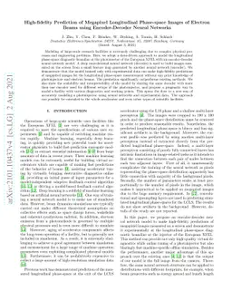 High-fidelity Prediction of Megapixel Longitudinal Phase-space Images of
  Electron Beams using Encoder-Decoder Neural Networks
