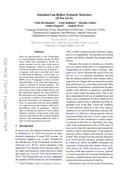 Attention Can Reflect Syntactic Structure (If You Let It)