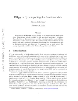 FDApy: a Python package for functional data