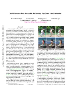 Multi-Instance Pose Networks: Rethinking Top-Down Pose Estimation