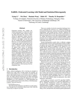 FedH2L: Federated Learning with Model and Statistical Heterogeneity