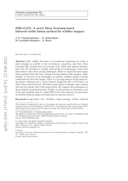 FIRe-GAN: A novel Deep Learning-based infrared-visible fusion method for
  wildfire imagery