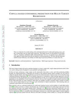 Copula-based conformal prediction for Multi-Target Regression