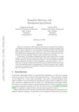 Stagnation Detection with Randomized Local Search