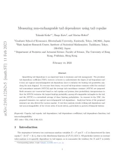 Measuring non-exchangeable tail dependence using tail copulas