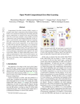 Open World Compositional Zero-Shot Learning