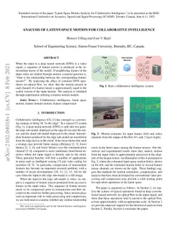 Analysis of Latent-Space Motion for Collaborative Intelligence