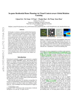 In-game Residential Home Planning via Visual Context-aware Global
  Relation Learning