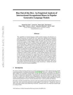 Bias Out-of-the-Box: An Empirical Analysis of Intersectional
  Occupational Biases in Popular Generative Language Models