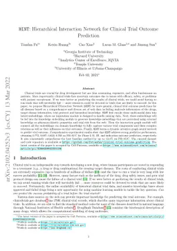 HINT: Hierarchical Interaction Network for Trial Outcome Prediction
  Leveraging Web Data