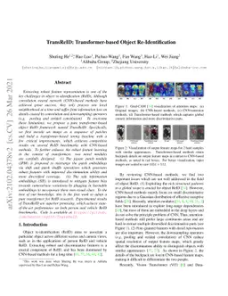 TransReID: Transformer-based Object Re-Identification