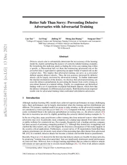 Better Safe Than Sorry: Preventing Delusive Adversaries with Adversarial
  Training