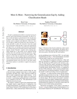 More Is More -- Narrowing the Generalization Gap by Adding
  Classification Heads