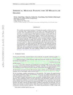 Spherical Message Passing for 3D Graph Networks