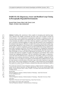 DARE-SLAM: Degeneracy-Aware and Resilient Loop Closing in
  Perceptually-Degraded Environments